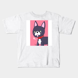 Cute French Bulldog Kids T-Shirt